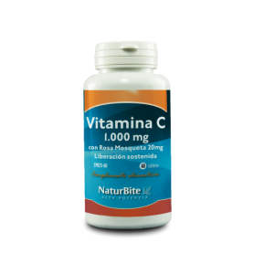 Naturbite Vitamina C 1.000 mg con Rosa Mosqueta 60 tabl.