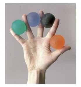 Bolas de Gel para el Ejercicio Manual Rigida Naranja - Bolas Terapia - Todosana