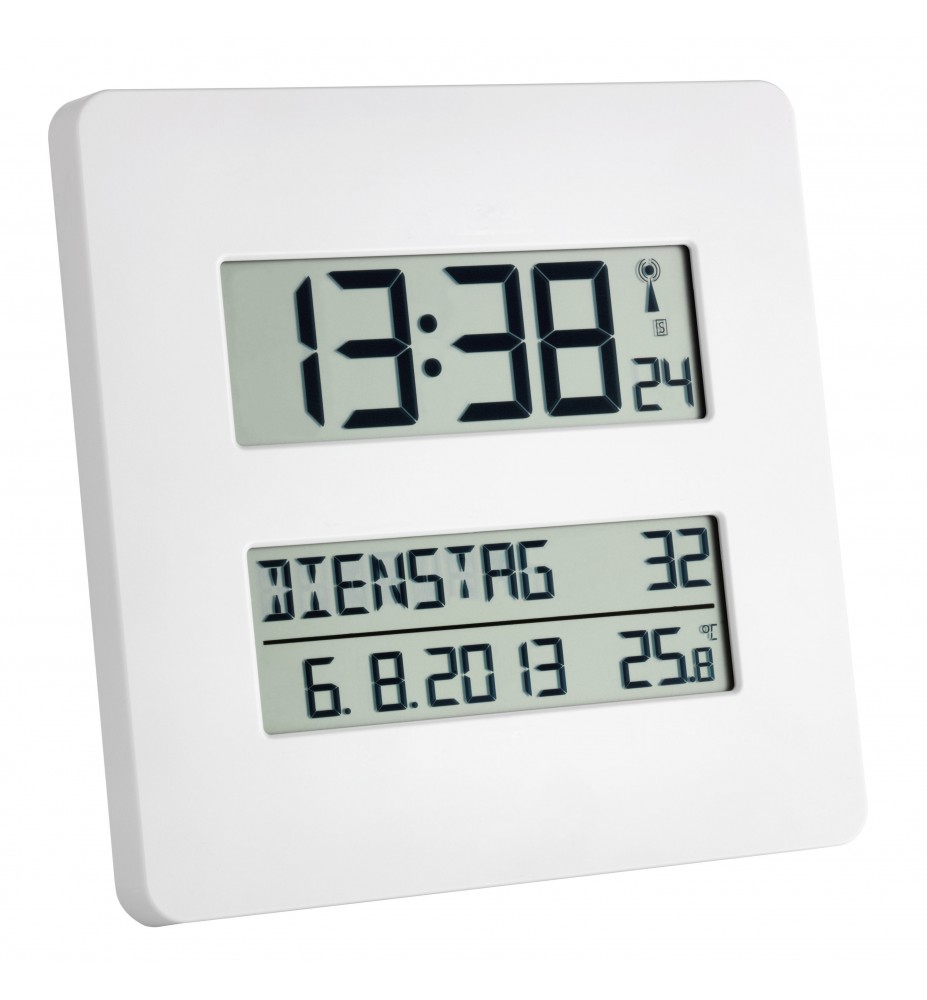 Reloj  radiocontrolado con temperatura