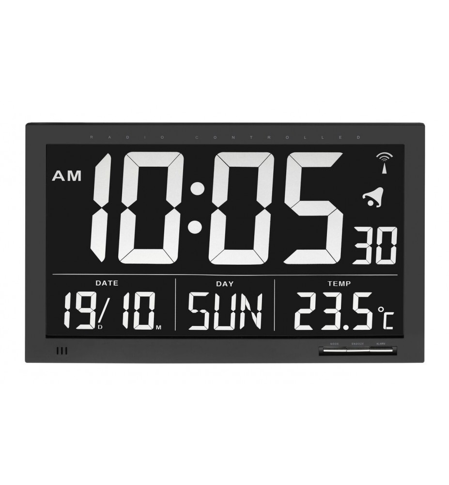 Reloj radiocontrolado con indicador de temperatura XL Reloj radiocontrolado con indicador de temperatura XL