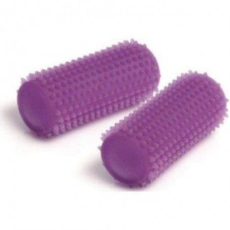 Set De 2 Rodillos De Masaje Togu Bodyroll - Amatista, 13x6 Cm, Con Picos Para Automasaje