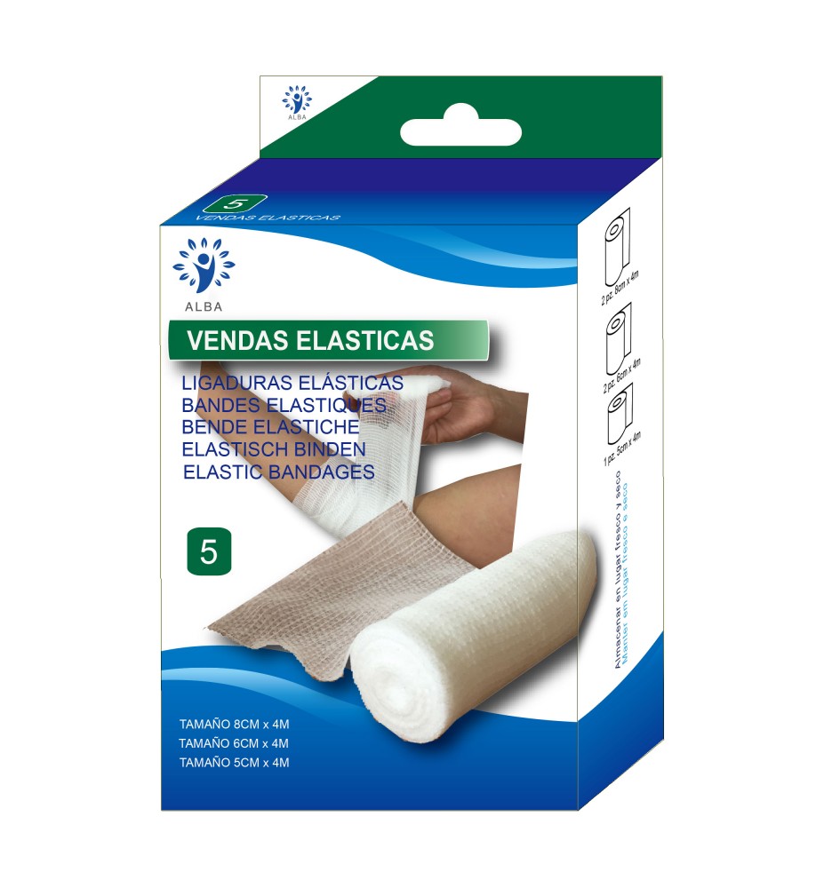 Venda elástica blanca surtido Venda elástica blanca surtido