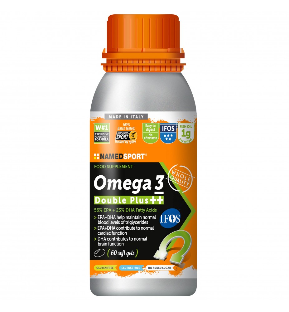 Omega 3 Double Plus - 60 cap. blandas | NamedSport