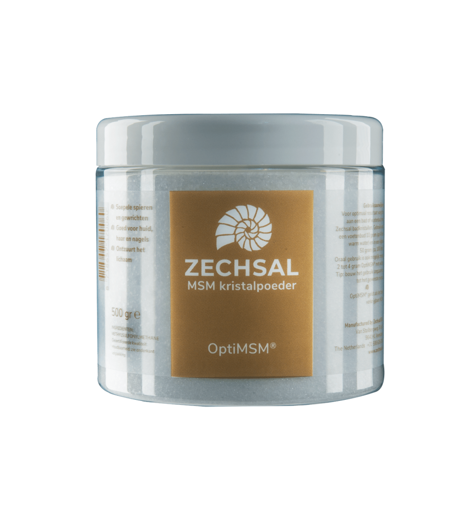 Zechsal MSM Kristalpoeder 500g - OptiMSM - Azufre Orgánico - Todosana