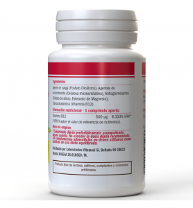 NaturBite  Vitameal Vitamina B12 500mcg  100 tabletas