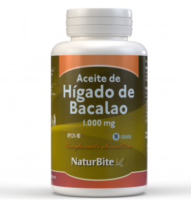 Naturbite Aceite de Higado de Bacalao 1.000 mg