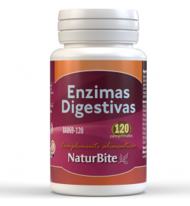 Naturbite Enzimas Digestvas 120 comp.