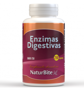 Naturbite Enzimas Digestvas 250 comp.